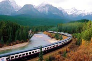 Traveling by train